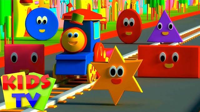 Bob the train | adventure with shapes | shapes for children | shape song | kids tv songs Bob the train | adventure with shapes | shapes for children | shape song | kids tv songs