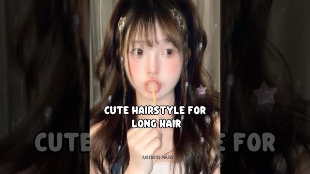 Cute hairstyle for long hair #fypシ゚ #viralshort #hairstyle Cute hairstyle for long hair #fypシ゚ #viralshort #hairstyle