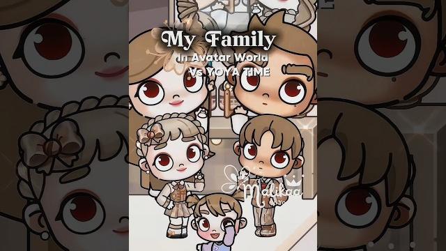 My family in avatar world vs yoya time | kayra's pov | kinan family #avatarworld #yoyatime My family in avatar world vs yoya time | kayra's pov | kinan family #avatarworld #yoyatime