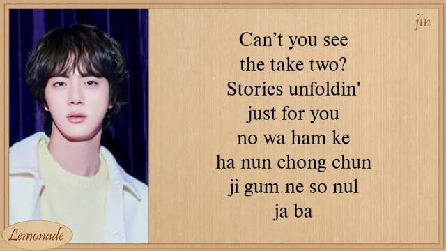 Bts take two easy lyrics Bts take two easy lyrics