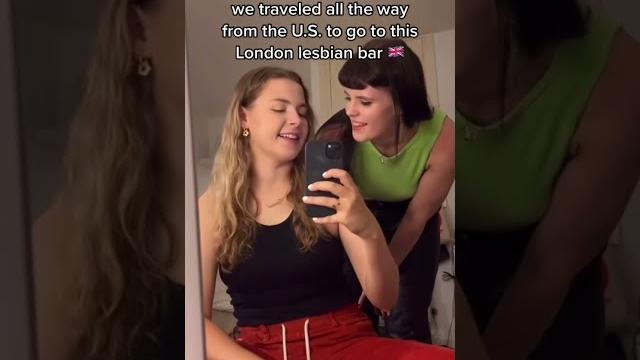 We went to a london lesbian bar! We went to a london lesbian bar!