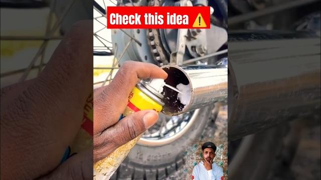 Bike silencer in out cleaning| new idea Bike silencer in out cleaning| new idea
