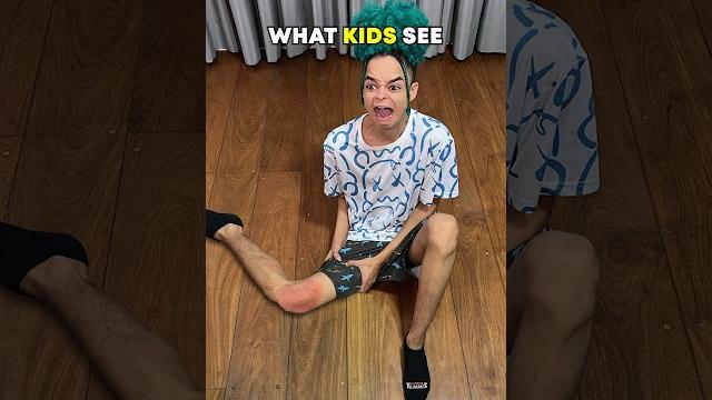 What kids see vs what parents see What kids see vs what parents see