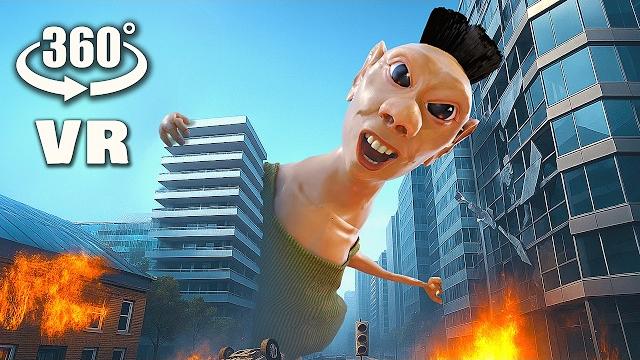 Vr 360° giant hamood habibi in the city Vr 360° giant hamood habibi in the city