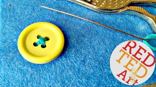 How to sew a button (craft basic sewing) How to sew a button (craft basic sewing)