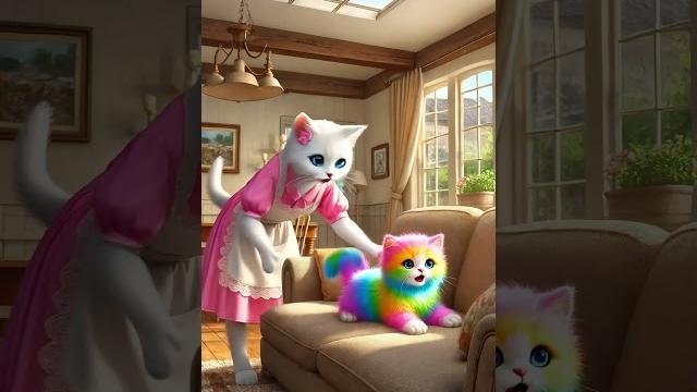 Rainbow cat's mischief🫧crashing cat mom #ai #story #catshorts#aicat#funnymeow8#funnycat#aicat Rainbow cat's mischief🫧crashing cat mom #ai #story #catshorts#aicat#funnymeow8#funnycat#aicat