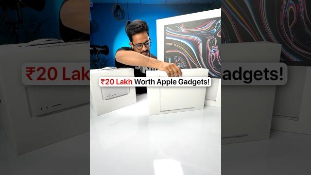₹20 lakh worth apple products unboxing! ₹20 lakh worth apple products unboxing!