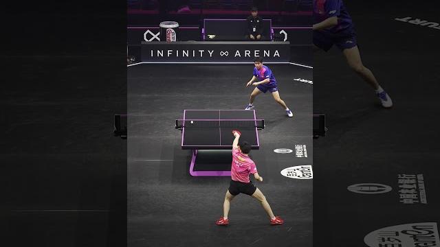 The dance of the lins #wttfrankfurt #tabletennis The dance of the lins #wttfrankfurt #tabletennis