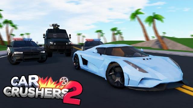 Car crushers 2 police chase! roblox Car crushers 2 police chase! roblox