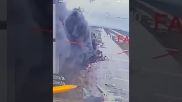 Ukraine targets russian airfields in drone attack Ukraine targets russian airfields in drone attack