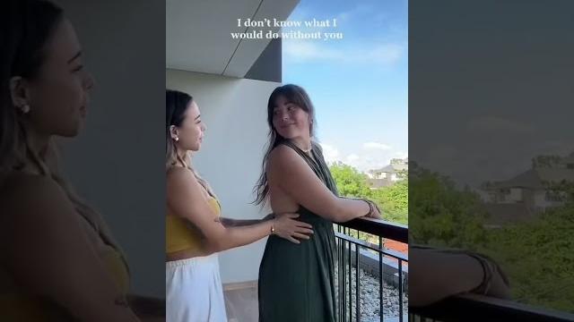 Lesbian couple travels in bali #shorts #wlw Lesbian couple travels in bali #shorts #wlw