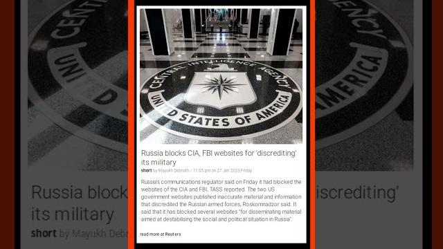 Russian regulator blocks access to cia and fbi websites: 'undermining russian reputation | #shorts Russian regulator blocks access to cia and fbi websites: 'undermining russian reputation | #shorts
