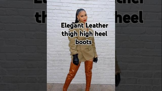 Thigh high heel boots #highheels #heels #2025 #fashion #style #leatherfashion #2026 #boots #trend Thigh high heel boots #highheels #heels #2025 #fashion #style #leatherfashion #2026 #boots #trend