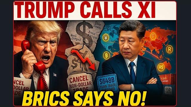 Trump demands brics cancel non‑dollar trade — as brics ditches dollar in $648 b shock deal Trump demands brics cancel non‑dollar trade — as brics ditches dollar in $648 b shock deal