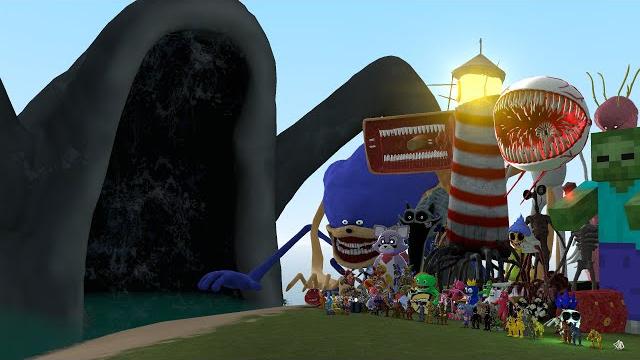Sea eater vs all monsters (garry's mod) Sea eater vs all monsters (garry's mod)