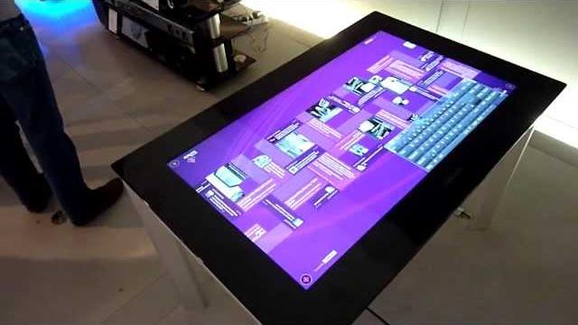 Samsung sur40 surface table hands on Samsung sur40 surface table hands on