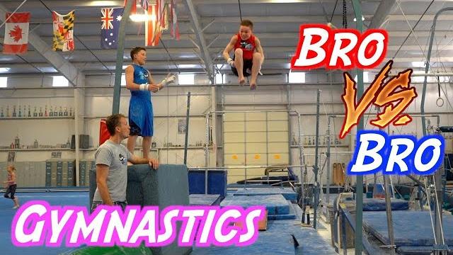 Desafio de ginástica irmão vs irmão Desafio de ginástica irmão vs irmão