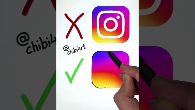 How to draw instagram logo #lol #memes #art #shorts How to draw instagram logo #lol #memes #art #shorts