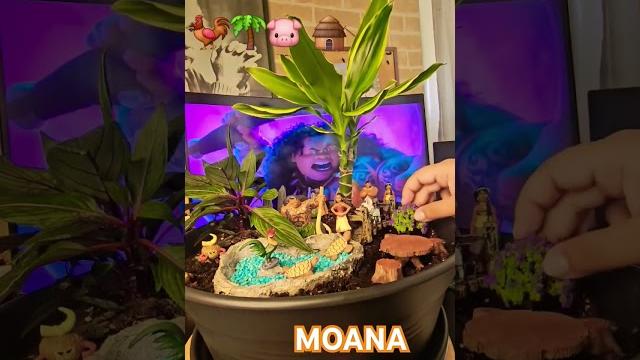 The magical mini world of moana #craft #garden #plants #diy #disney #handmade #minigarden The magical mini world of moana #craft #garden #plants #diy #disney #handmade #minigarden
