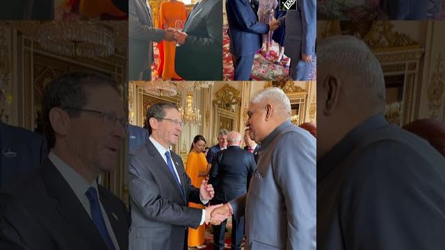 Vp dhankhar meets king charles iii, several world leaders during reception at buckingham palace Vp dhankhar meets king charles iii, several world leaders during reception at buckingham palace