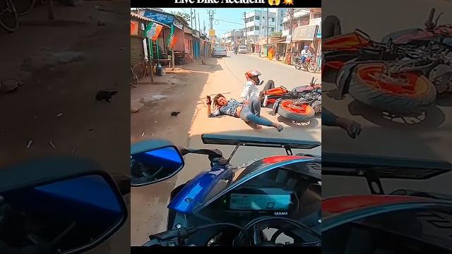 Live bike accident #shorts #rider #bikeride #crash #accident #viral #motovlog #bikelife Live bike accident #shorts #rider #bikeride #crash #accident #viral #motovlog #bikelife