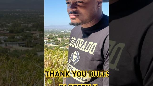 Thank you cu! sko buffs! bj green ii Thank you cu! sko buffs! bj green ii