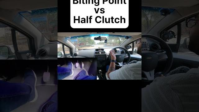 Half clutch vs biting point #shorts #drivingtips Half clutch vs biting point #shorts #drivingtips