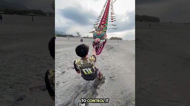 This kite is so big, it can lift a man This kite is so big, it can lift a man