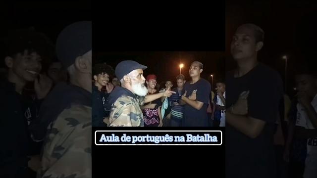 Professor ensina português na batalha! Professor ensina português na batalha!