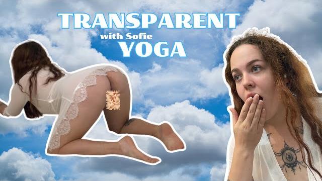 Transparent yoga in bed Transparent yoga in bed
