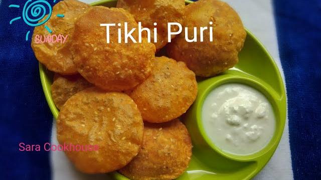 Tikhi puri | tikhat puri | spicy poori Tikhi puri | tikhat puri | spicy poori