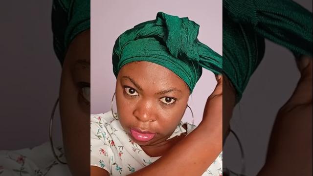 Easy and cute #headwrap #turban #scarf #fashion Easy and cute #headwrap #turban #scarf #fashion