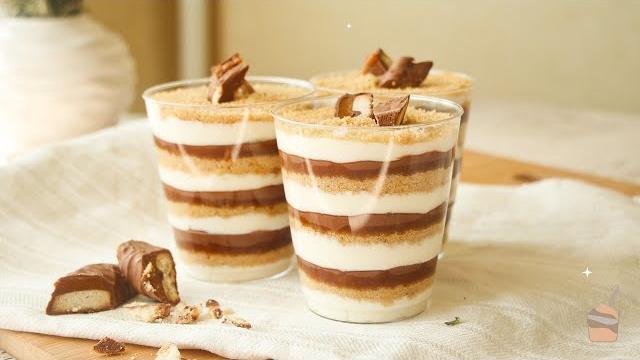 Рецепт трайфл твикс (twix) без выпечки | мильфей Рецепт трайфл твикс (twix) без выпечки | мильфей