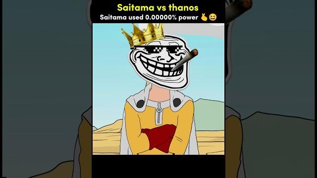 Saitama and thanos fight | saitama used 0.00000000% power #shorts #anime #badass #moments Saitama and thanos fight | saitama used 0.00000000% power #shorts #anime #badass #moments