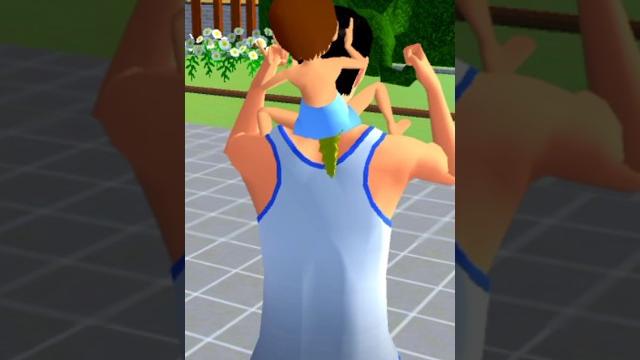 Baby yuta eek di punggung - sakura school simulator #shorts Baby yuta eek di punggung - sakura school simulator #shorts