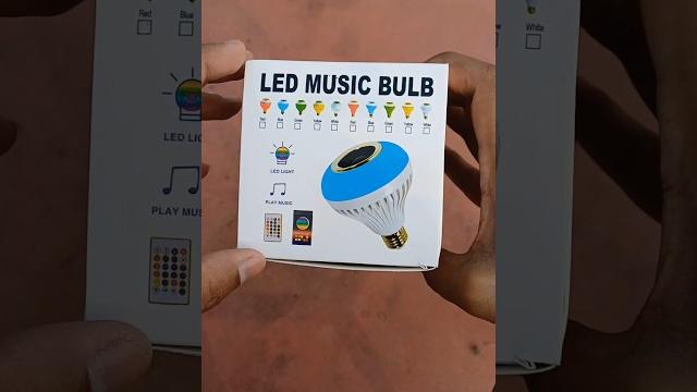 Remote control led music bulb || rgb led bluetooth music bulb #shorts #shortsfeed #rgb #gadgets Remote control led music bulb || rgb led bluetooth music bulb #shorts #shortsfeed #rgb #gadgets