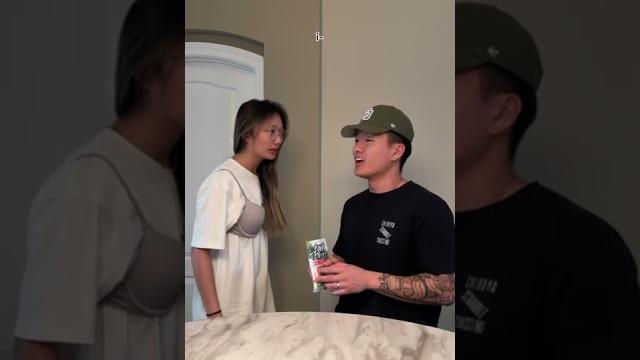 How is he so good at this?! huh?! #couple How is he so good at this?! huh?! #couple