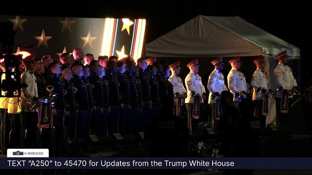 President trump participates in the 250th anniversary of the u.s. army grand military parade President trump participates in the 250th anniversary of the u.s. army grand military parade