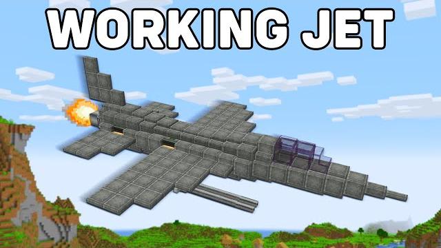 I made a working fighter jet with create! I made a working fighter jet with create!