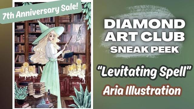 Dac anniversary sneak peek! "levitating spell" by rita konya/aria illustration - those crystals! Dac anniversary sneak peek! "levitating spell" by rita konya/aria illustration - those crystals!