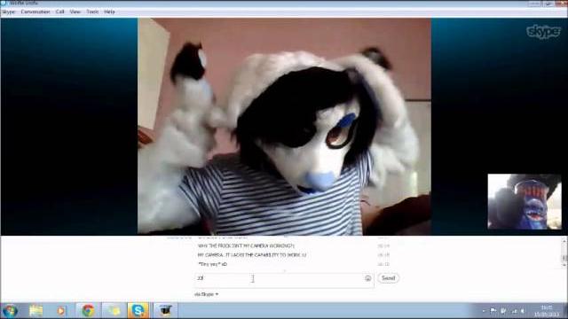 Reskell and chesnut skype video call ! Reskell and chesnut skype video call !