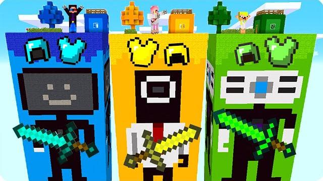 Чанк тв мена vs спикермена vs проектор мена в майнкрафт! шеди леска и нубик minecraft Чанк тв мена vs спикермена vs проектор мена в майнкрафт! шеди леска и нубик minecraft