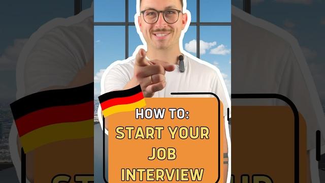 Say this at the beginning of your job interview in germany #german #jobinterview #learn Say this at the beginning of your job interview in germany #german #jobinterview #learn
