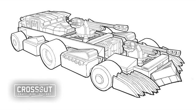 Training on crossout's vehicle Training on crossout's vehicle