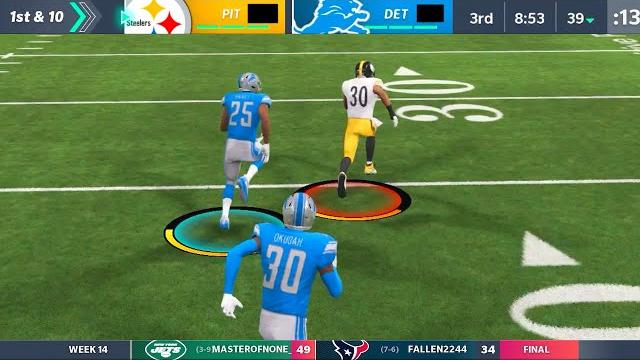 The fastest running back in the league! The fastest running back in the league!