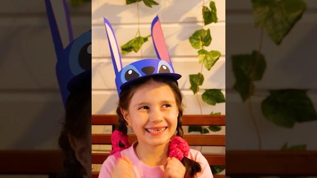 Stitch hat diy! #shorts #kids Stitch hat diy! #shorts #kids