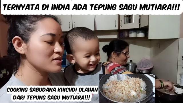 Cooking sabudana khichdi bareng ibu mertua Cooking sabudana khichdi bareng ibu mertua