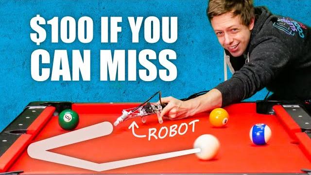 Automatic pool stick vs. strangers Automatic pool stick vs. strangers