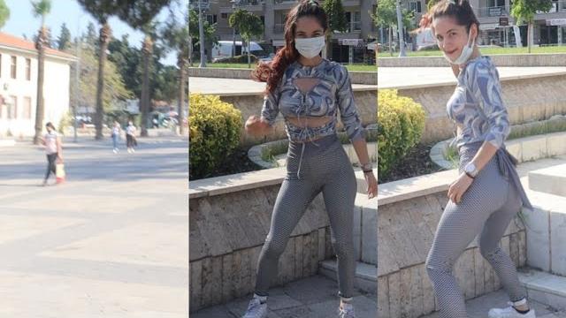 Deni̇zli̇ çinar meydaninda twerk yaptim #twerk Deni̇zli̇ çinar meydaninda twerk yaptim #twerk