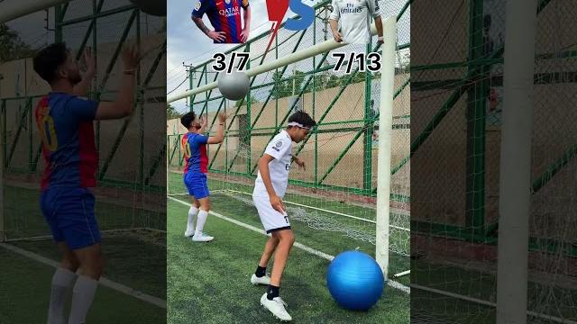 Post-hitting battle! messi’s squat + throw vs ronaldo’s power kicks!#football #ronaldo Post-hitting battle! messi’s squat + throw vs ronaldo’s power kicks!#football #ronaldo